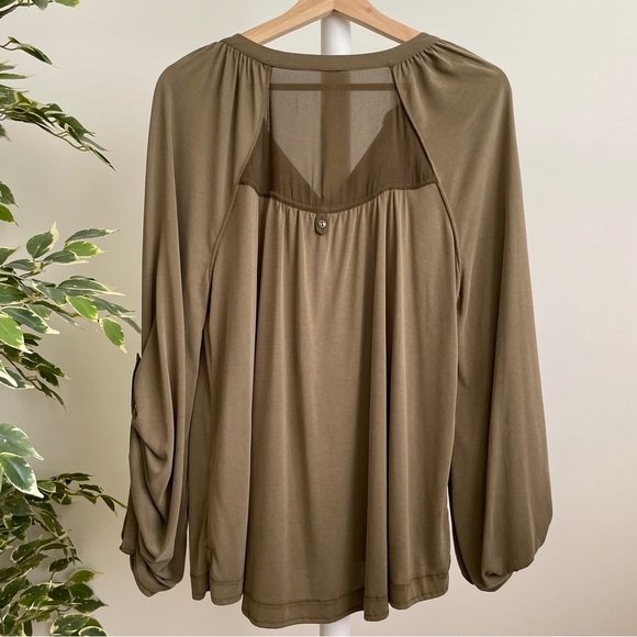 NWOT Free People Bootcamp Henley Top - Picture 3 of 16